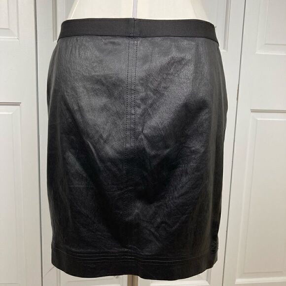 Helmut Lang Lamb Leather Skirt - Picture 3 of 6